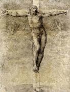 Michelangelo Buonarroti Christ on the Cross France oil painting artist